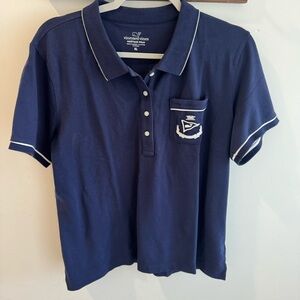 NWT‎ Vineyard Vines Women’s Heritage Spectator Polo in Nautical Navy XL